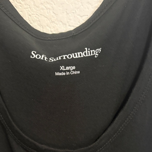 Soft Surroundings Santiago Elegant Black Maxi Dress XL - Picture 3 of 5